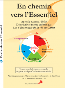 En Chemin vers l’Essentiel vendu à 10€ l’unité (7,5€ à partir de 10 unités) | Librairie Alpha